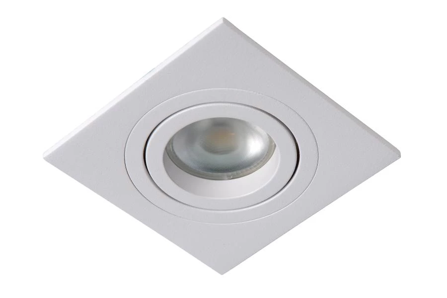 Lucide TUBE - Spot encastrable - 1xGU10 - Blanc - éteint